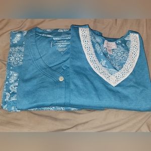 New in bag Heavenly Soft sleepwear. 3 PC set. 3X